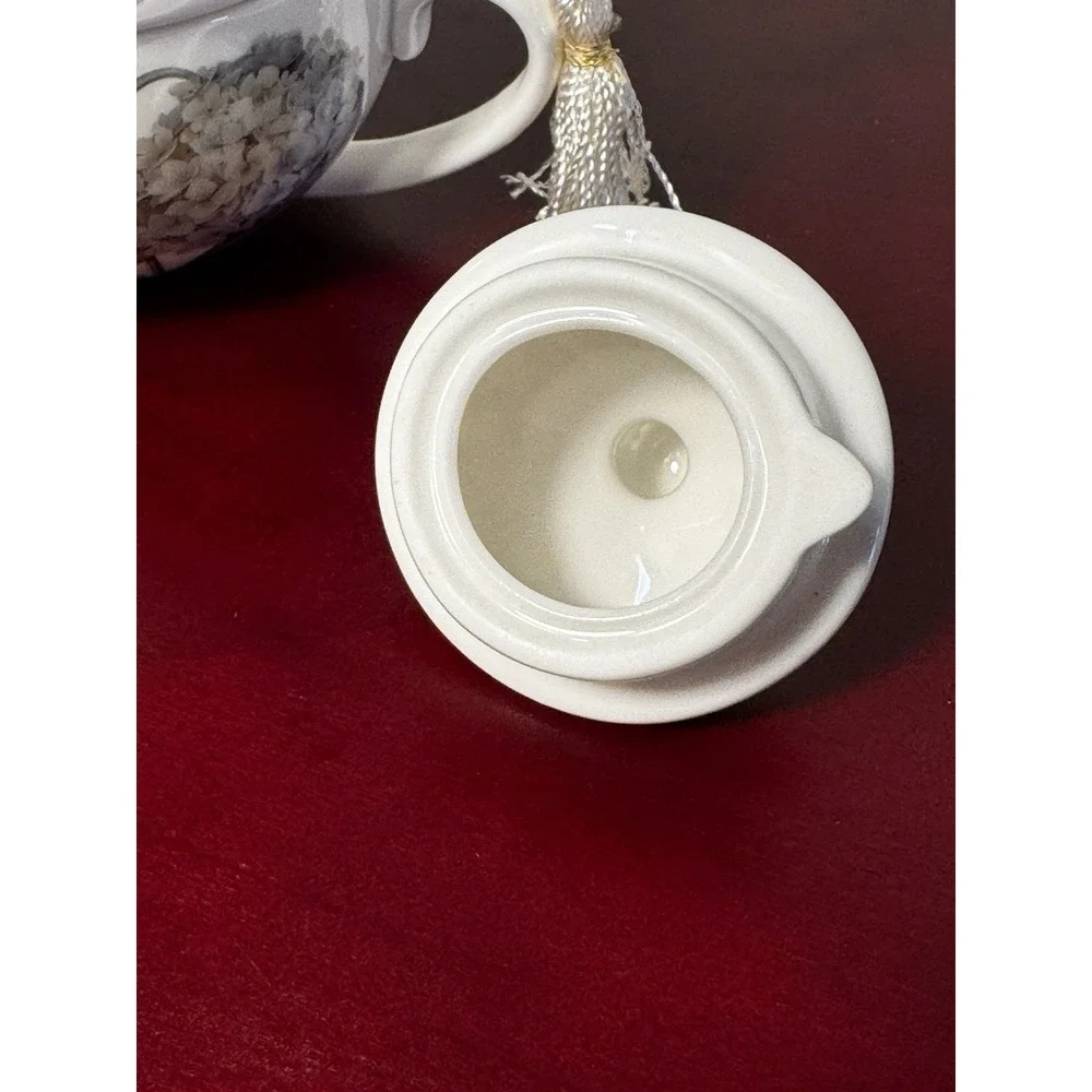 Delton Products Peacock Porcelain Tea for One Set  5.8